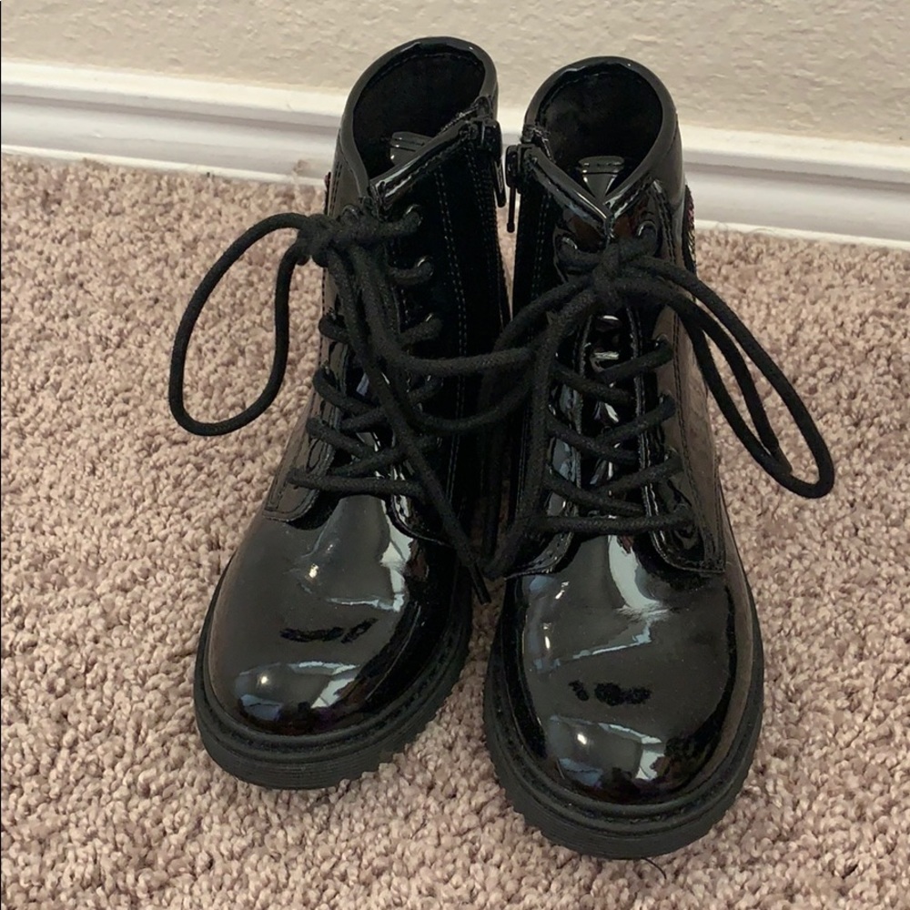 Children’s Place black booties